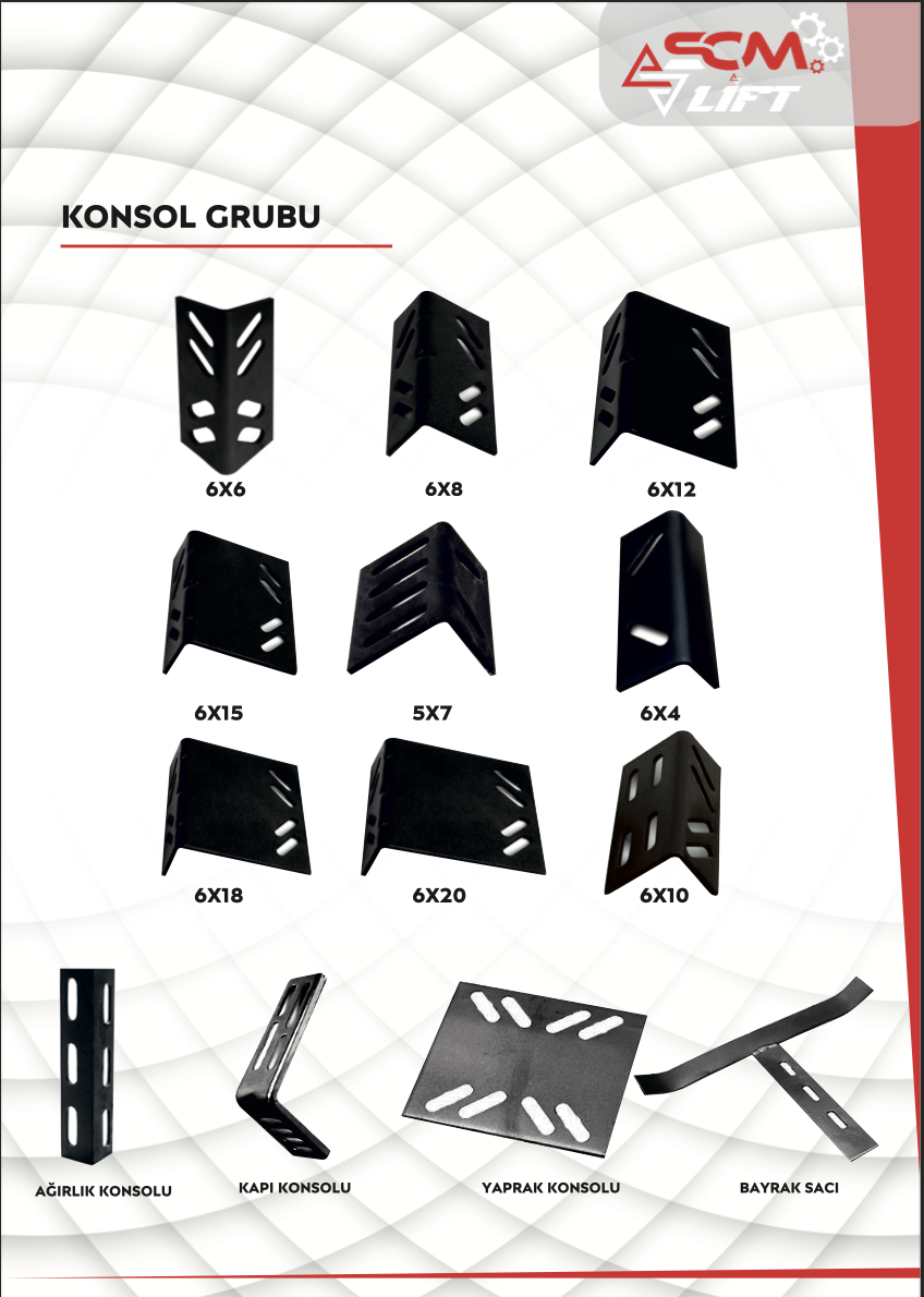 Selçuklu Asansör Konsol Grubu - Scm Lift	