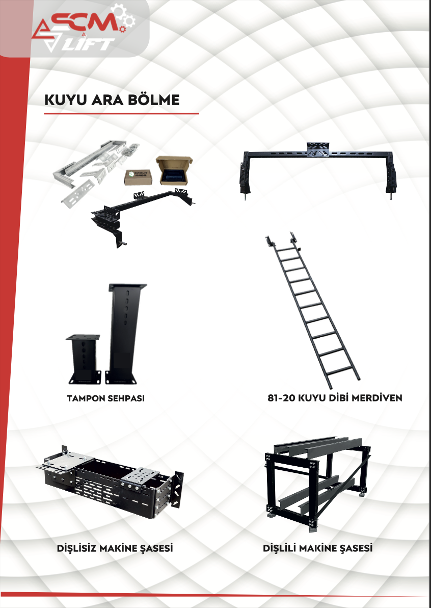 Selçuklu Asansör Kuyu Ara Bölme - Scm Lift